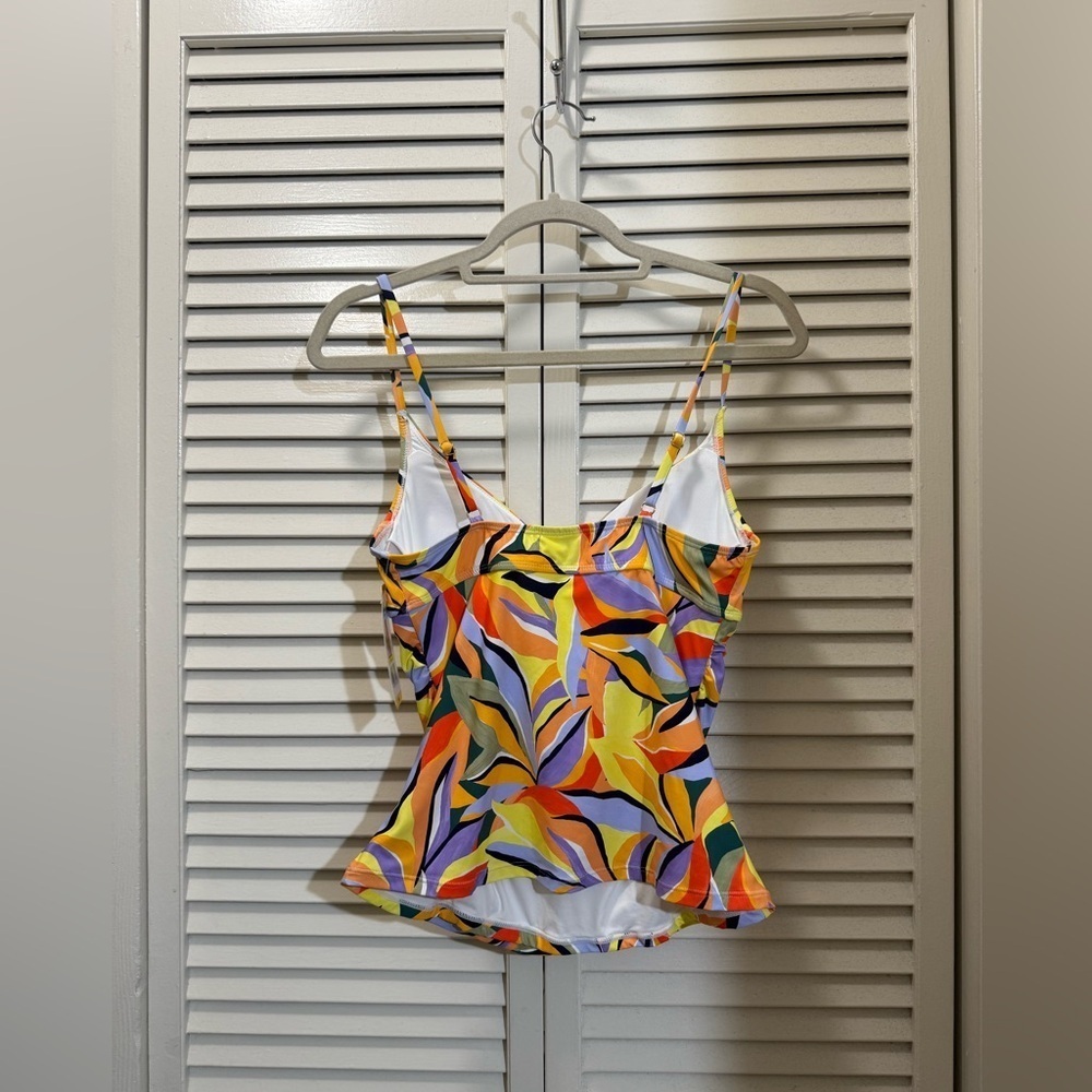 Anne Cole Women's Tankini Swim Top Underwire Adjustable Strap - Picture 3 of 7